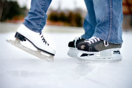 Ice skating