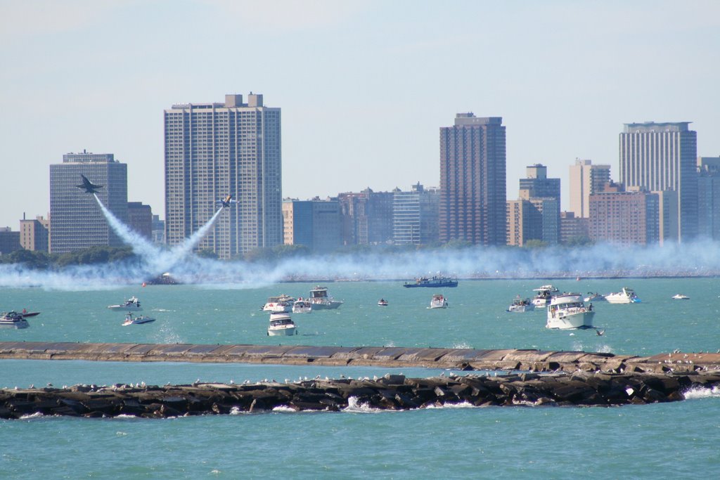 Chicago waterfront skyline