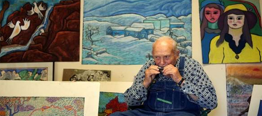 Salisbury folk artist George Colin