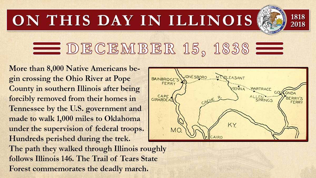 Dec. 15, 1838 - Trail of Tears