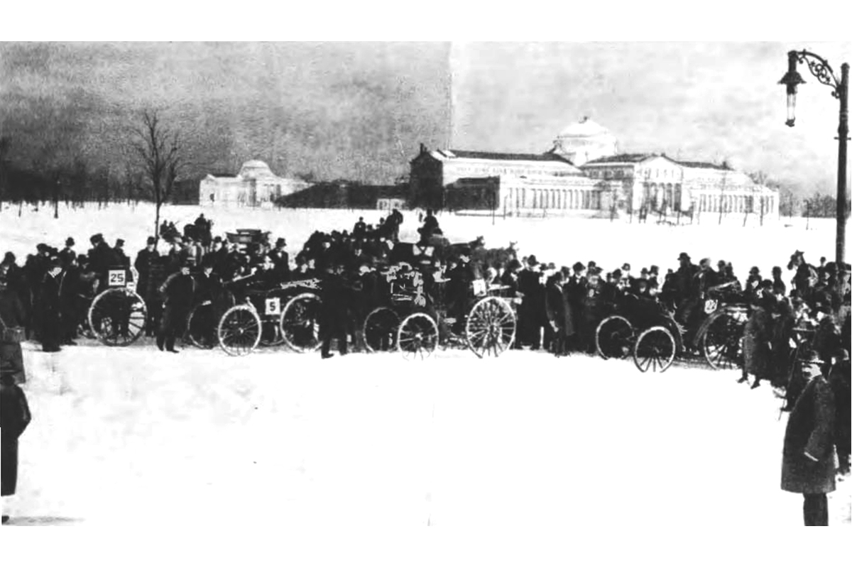 Chicago Times Herald 1895 race starting grid placed